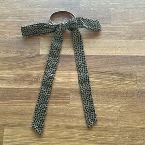 Madewell Animal Print Hair Bow NWOT